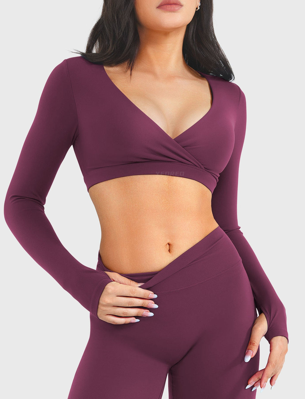 Haut manches longues Aberney V Neck - AERLO