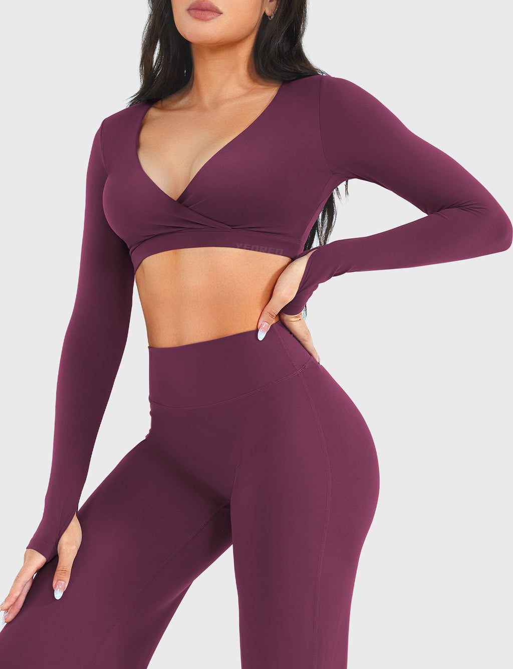 Haut manches longues Aberney V Neck - AERLO