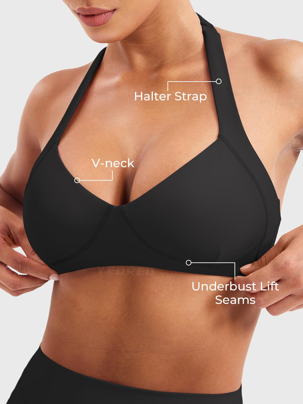 Brassière de sport Andrine Contour Halter - AERLO
