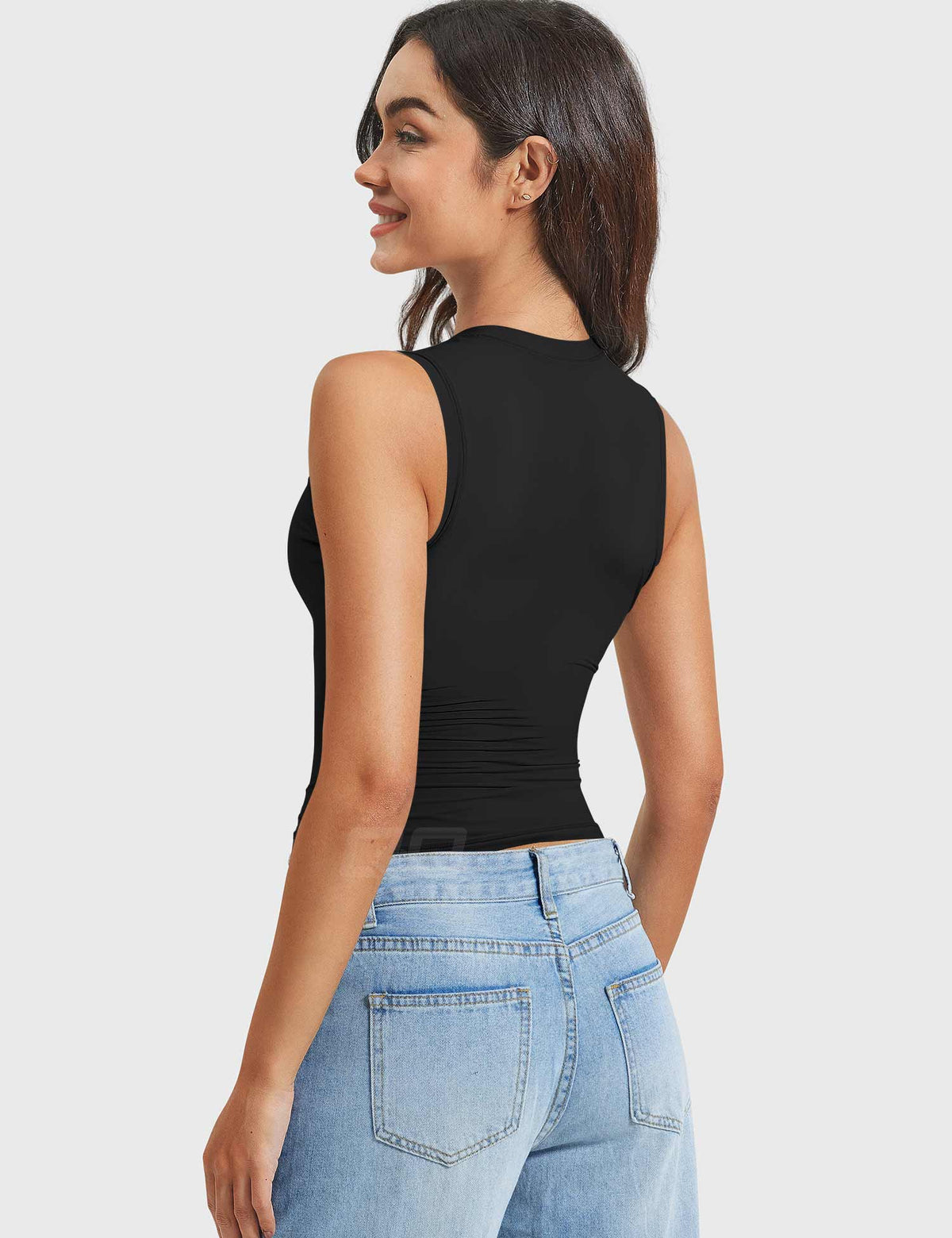 Sweeney Mock Neck Tank - AERLO