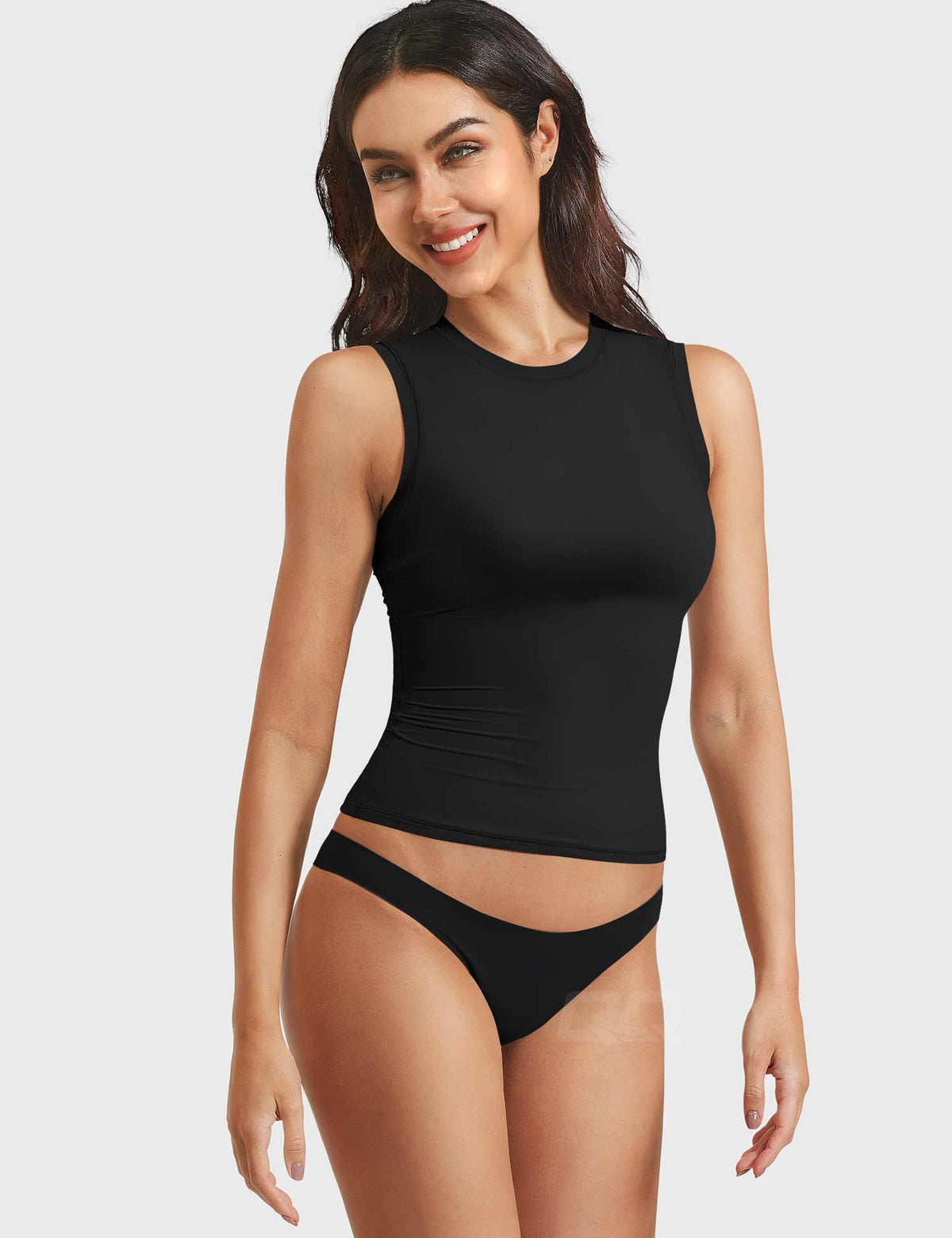 Sweeney Mock Neck Tank - AERLO