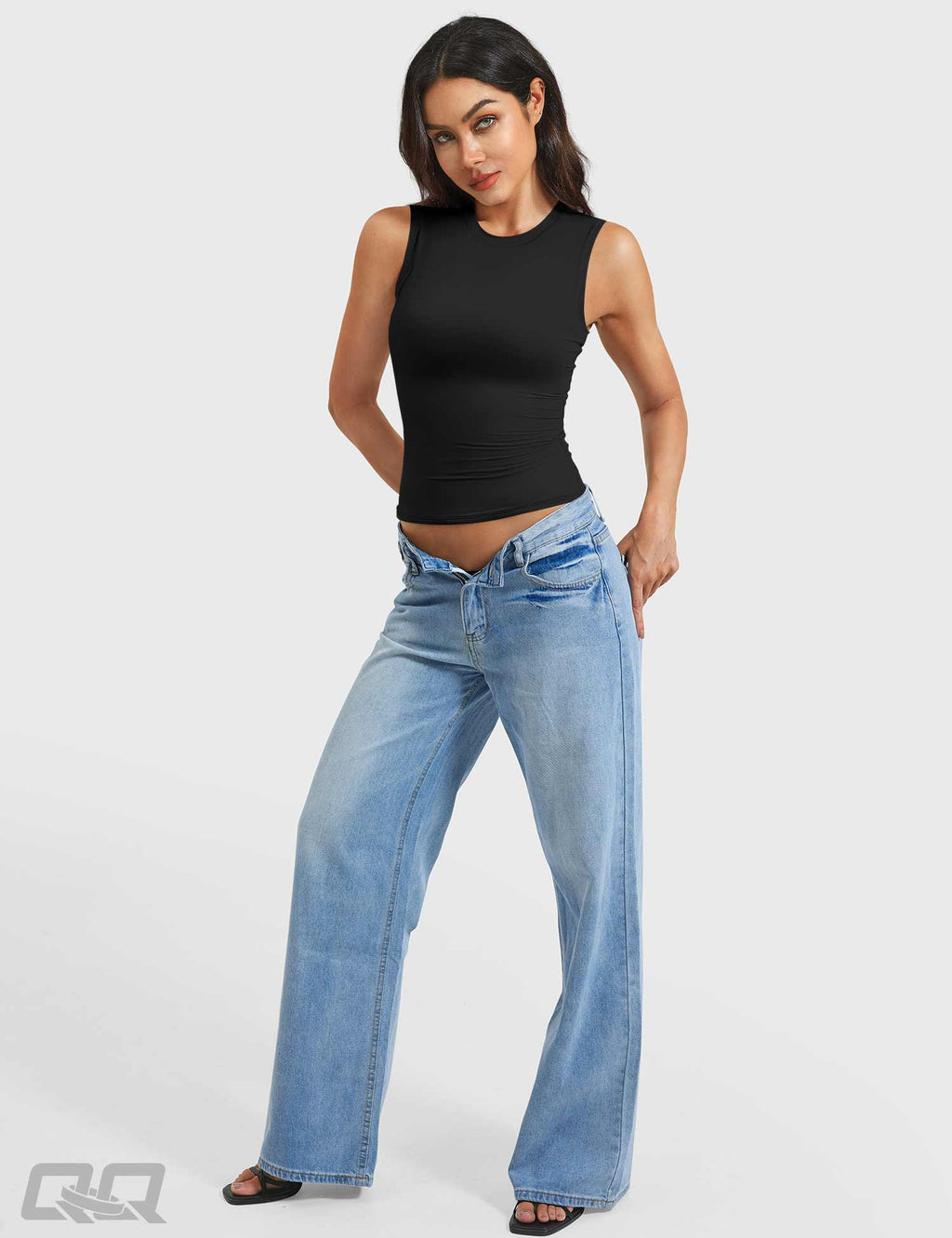 Sweeney Mock Neck Tank - AERLO