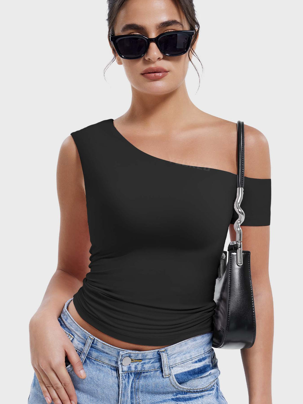 Haut Abigil One-Shoulder Sleeve - AERLO