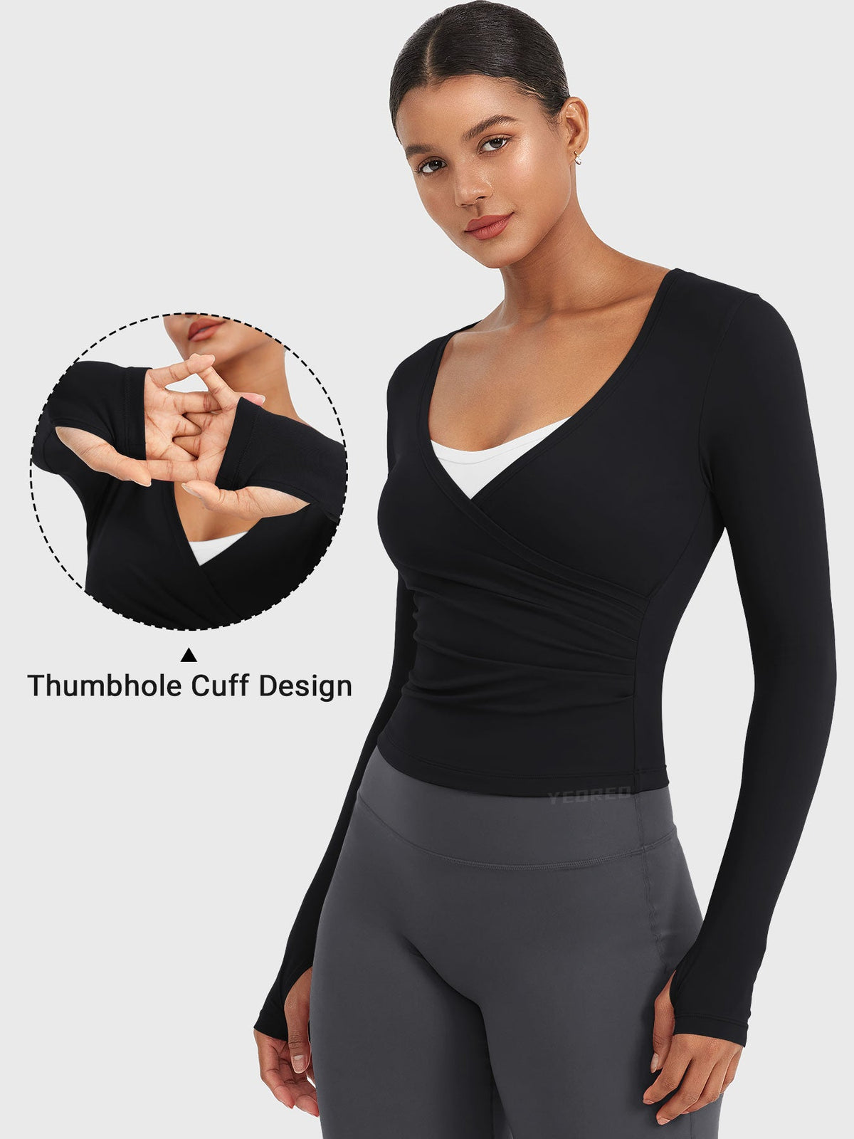 Haut manches longues Minniy V Neck - AERLO