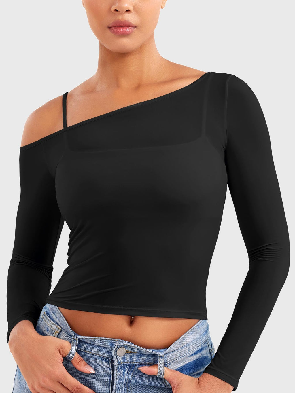 Haut Fairen One Shoulder Sheer - AERLO