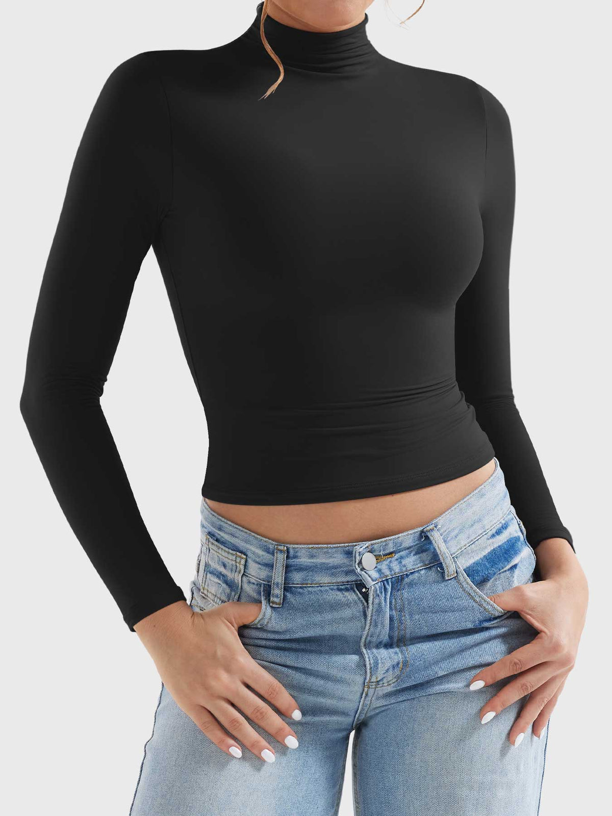 Haut manches longues Sariah Turtle Neck - AERLO