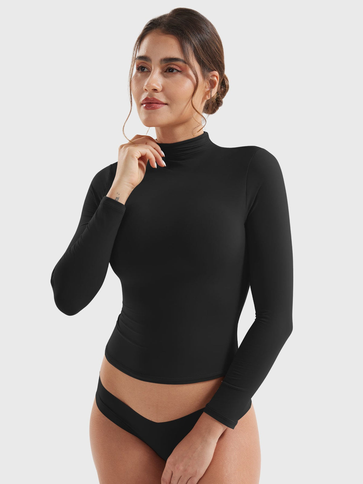 Haut manches longues Sariah Turtle Neck - AERLO