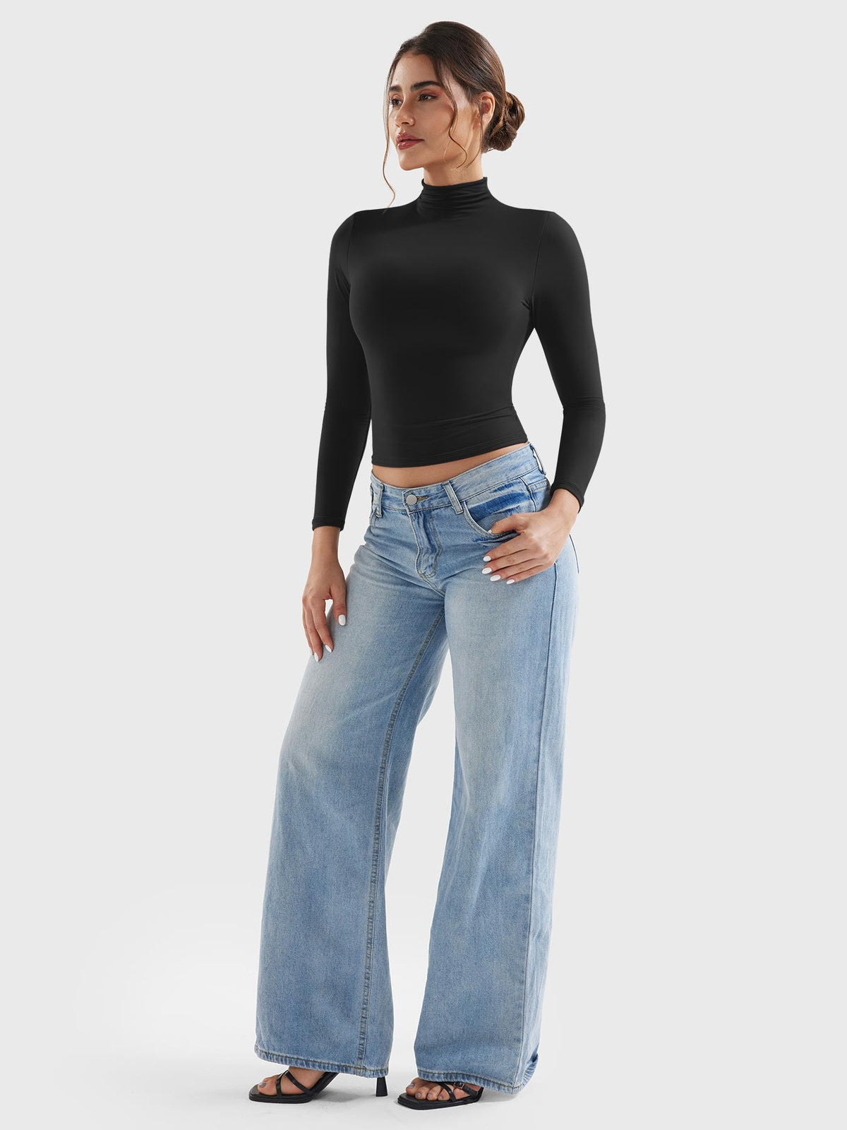 Haut manches longues Sariah Turtle Neck - AERLO