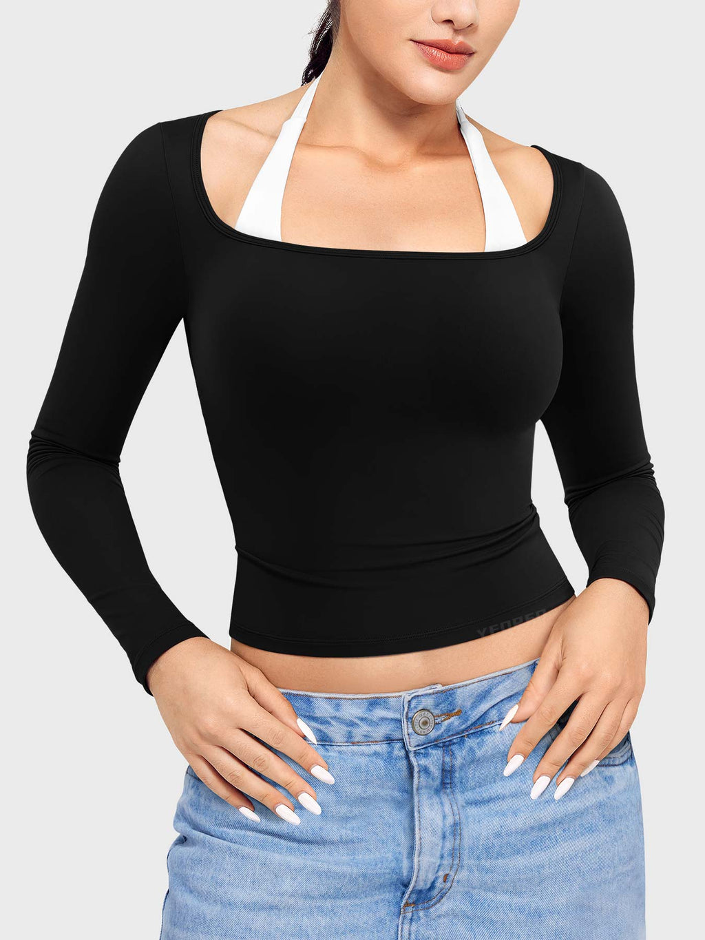 Haut manches longues Arleney Square Neck - AERLO