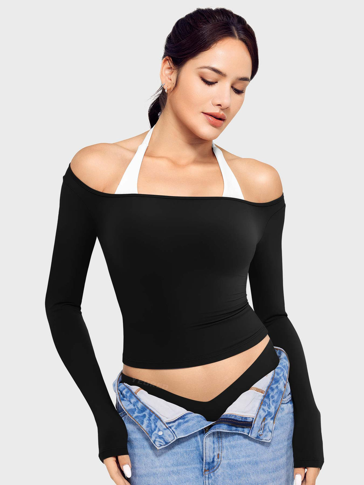 Haut manches longues Arleney Square Neck - AERLO