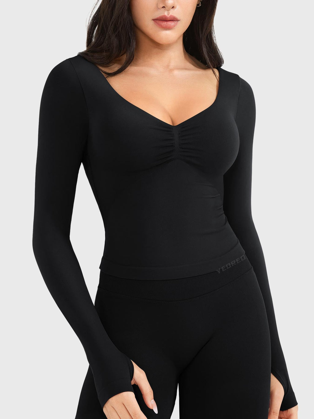 Haut manches longues Agniee sans coutures - AERLO