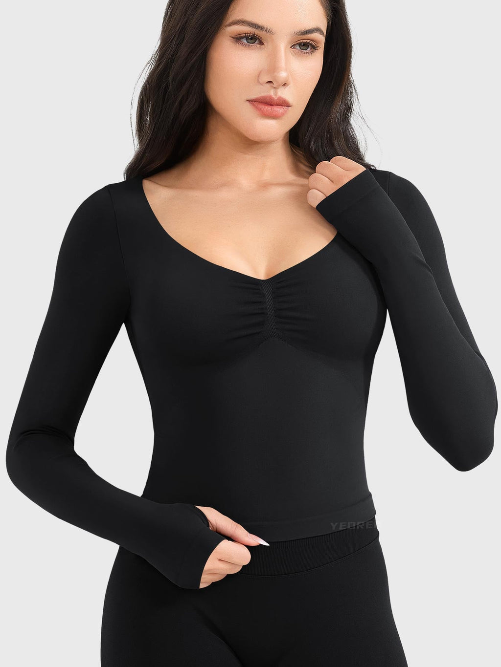 Haut manches longues Agniee sans coutures - AERLO