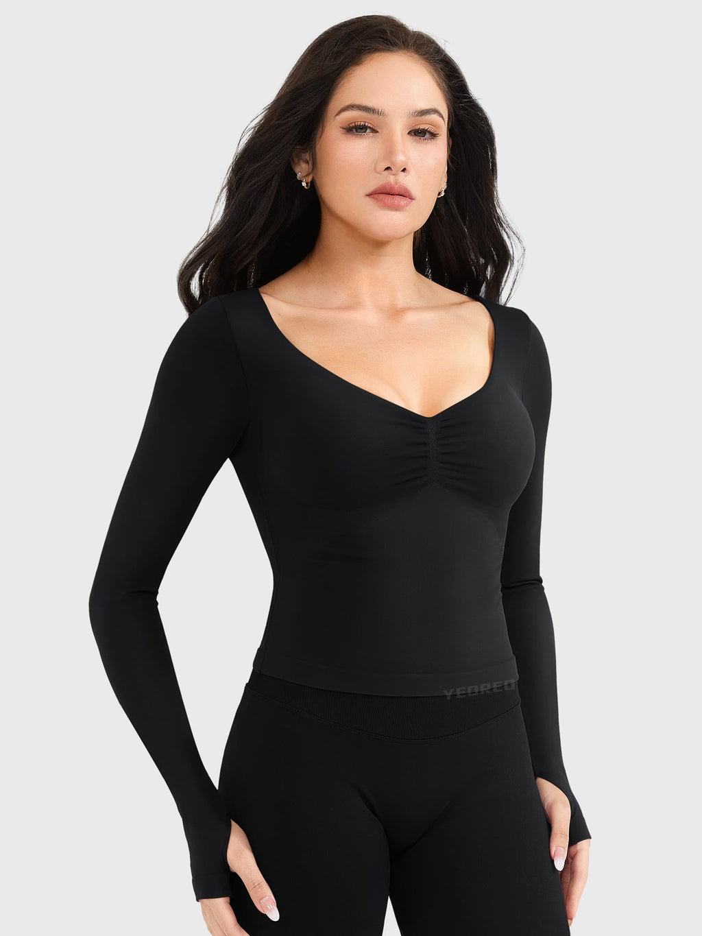 Haut manches longues Agniee sans coutures - AERLO