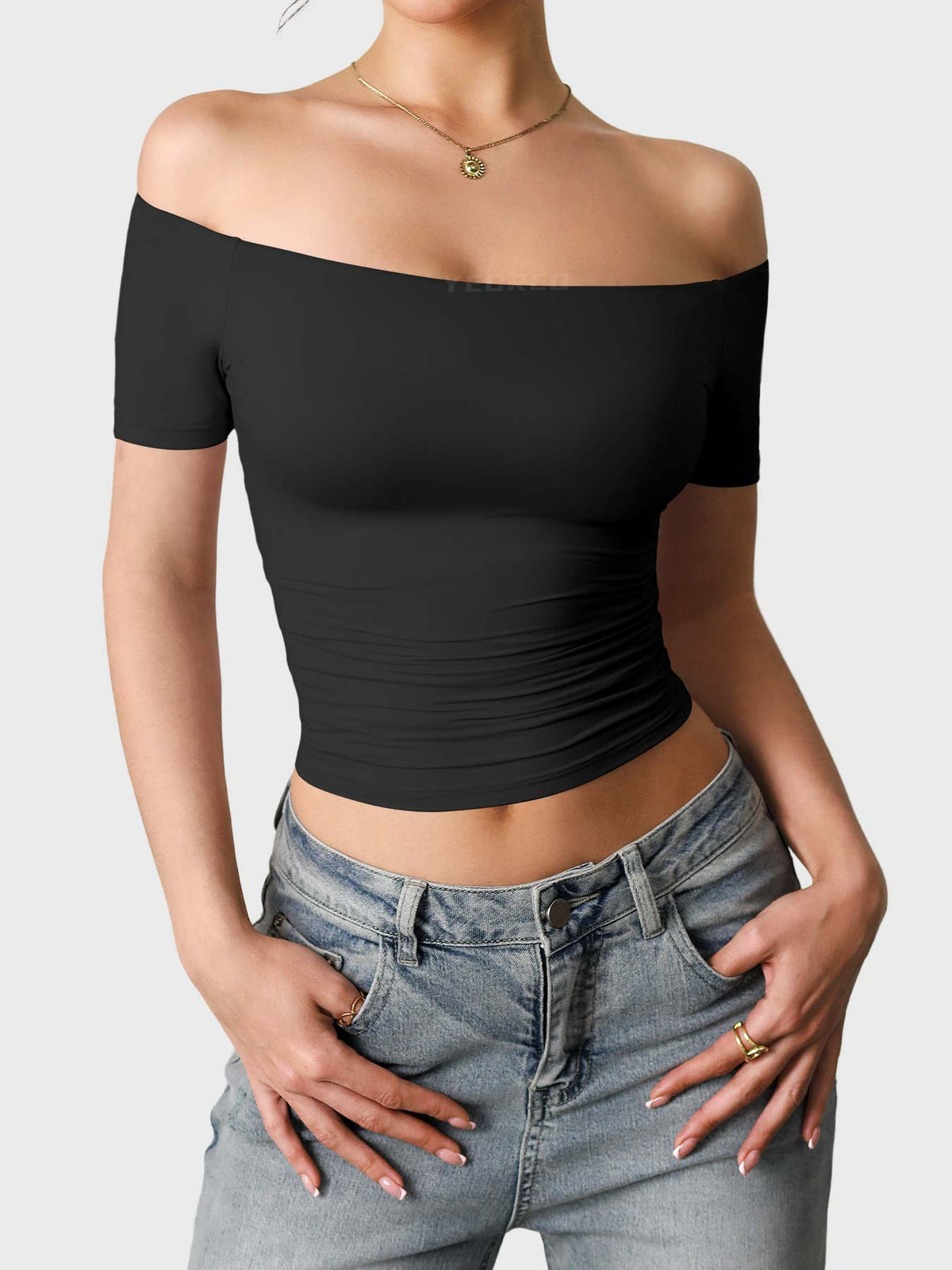 Haut manches courtes Luzlie Off Shoulder - AERLO
