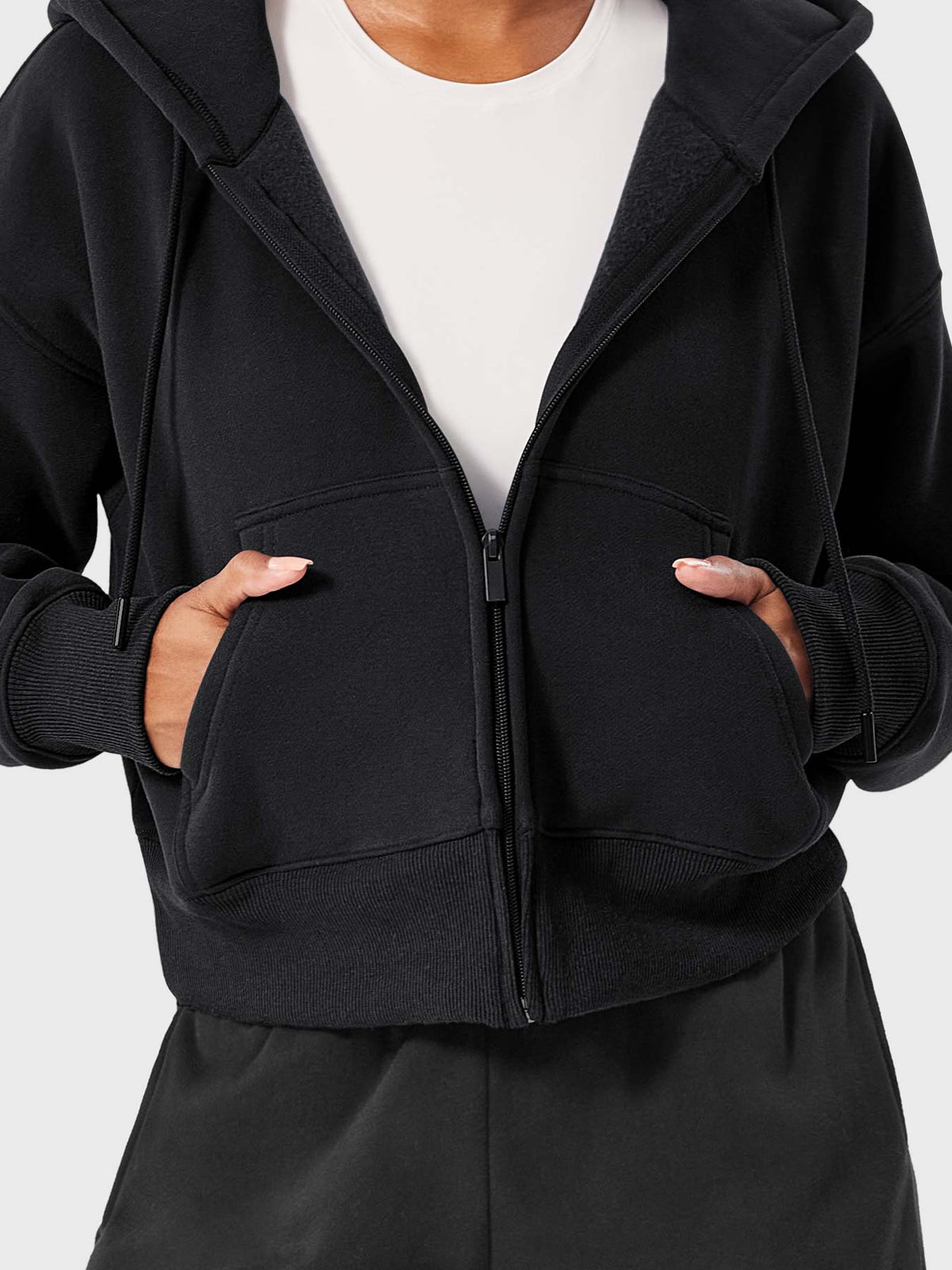 Katrine Zip Up Fleece Hoodies - AERLO