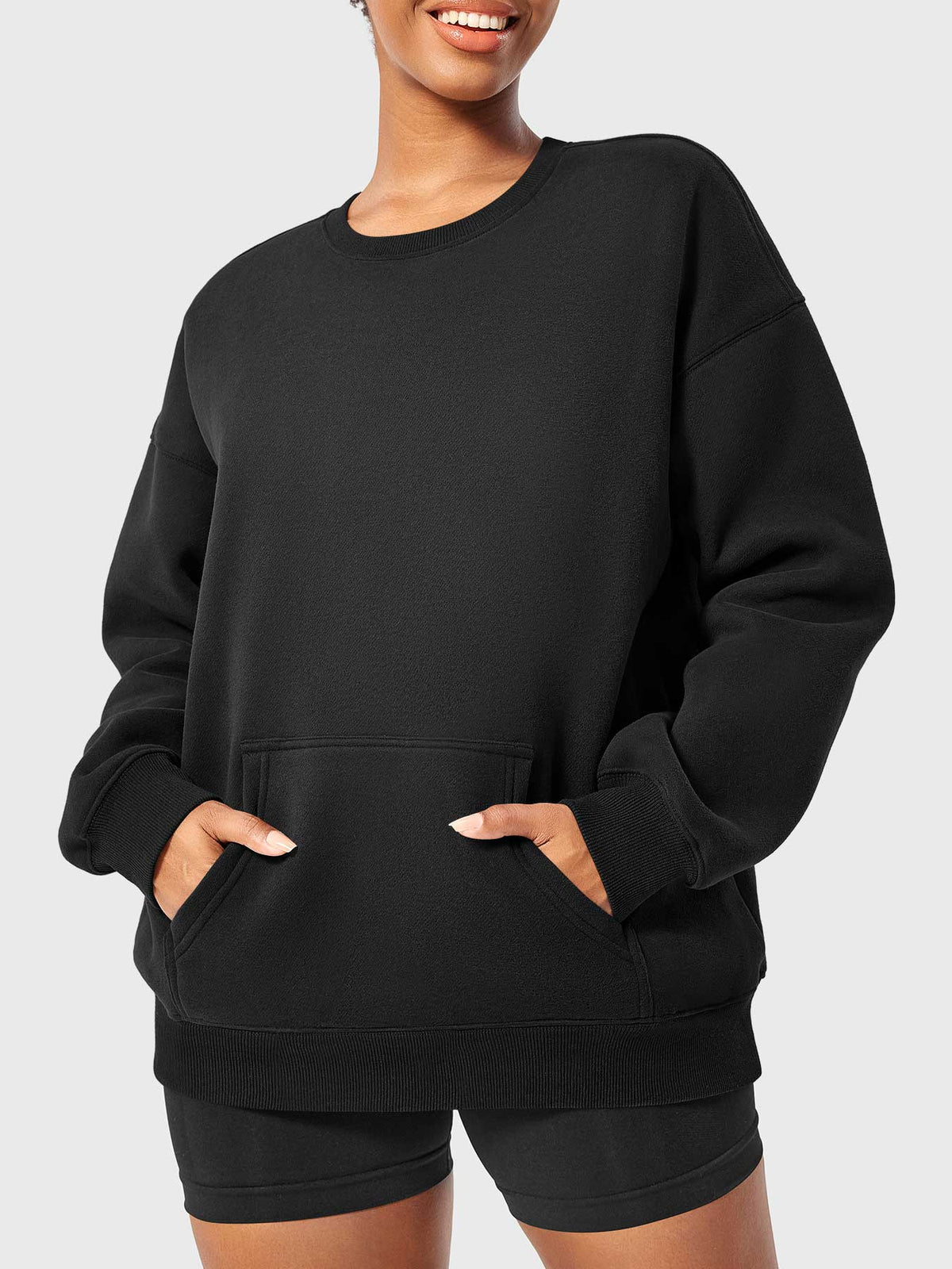 Jocely Oversized Fleece Sweatshirts - AERLO