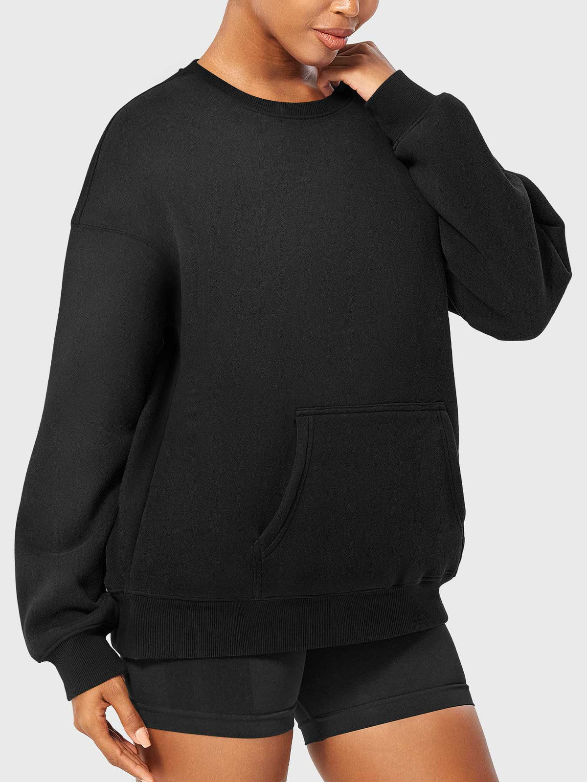 Jocely Oversized Fleece Sweatshirts - AERLO