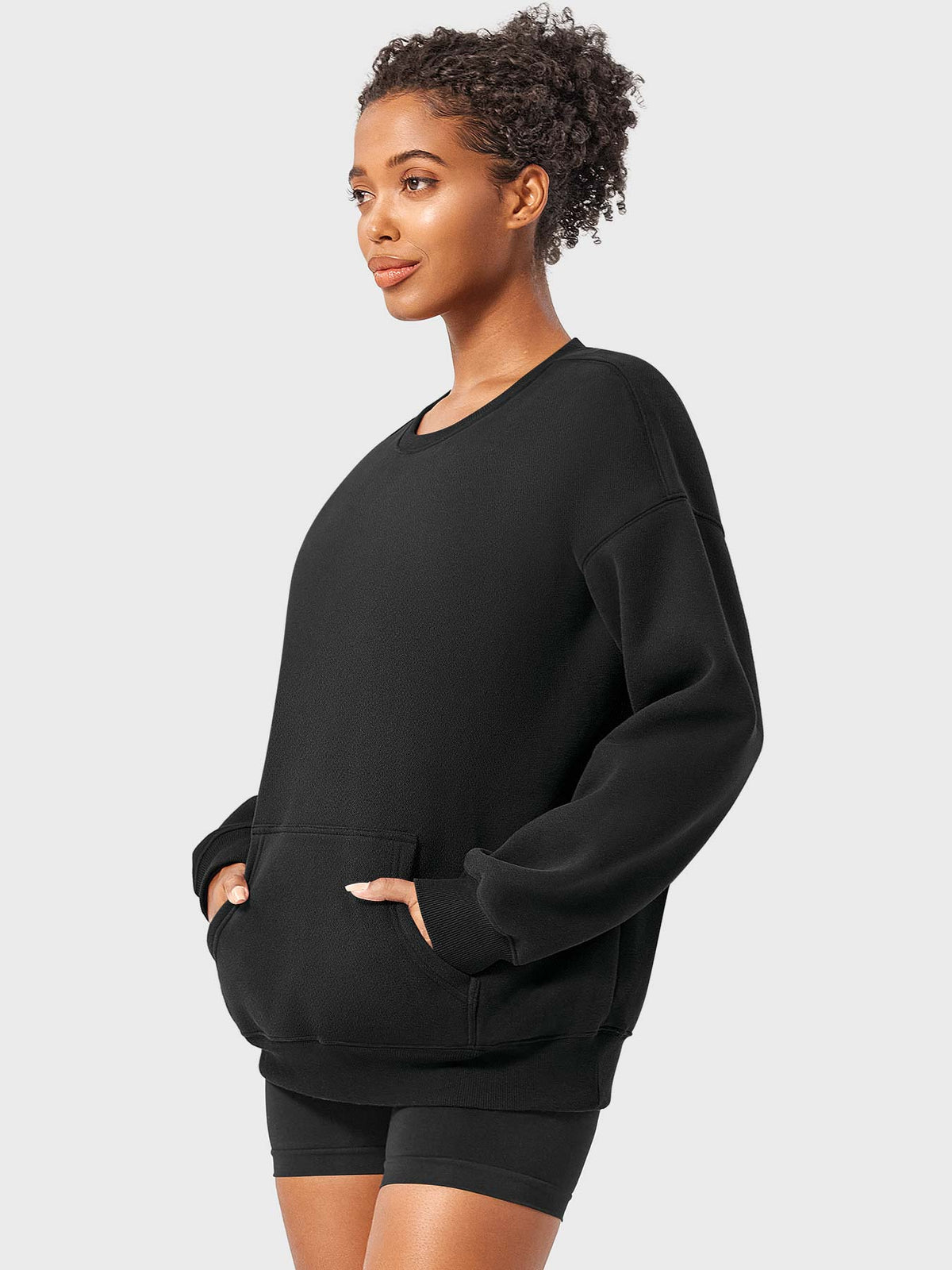 Jocely Oversized Fleece Sweatshirts - AERLO