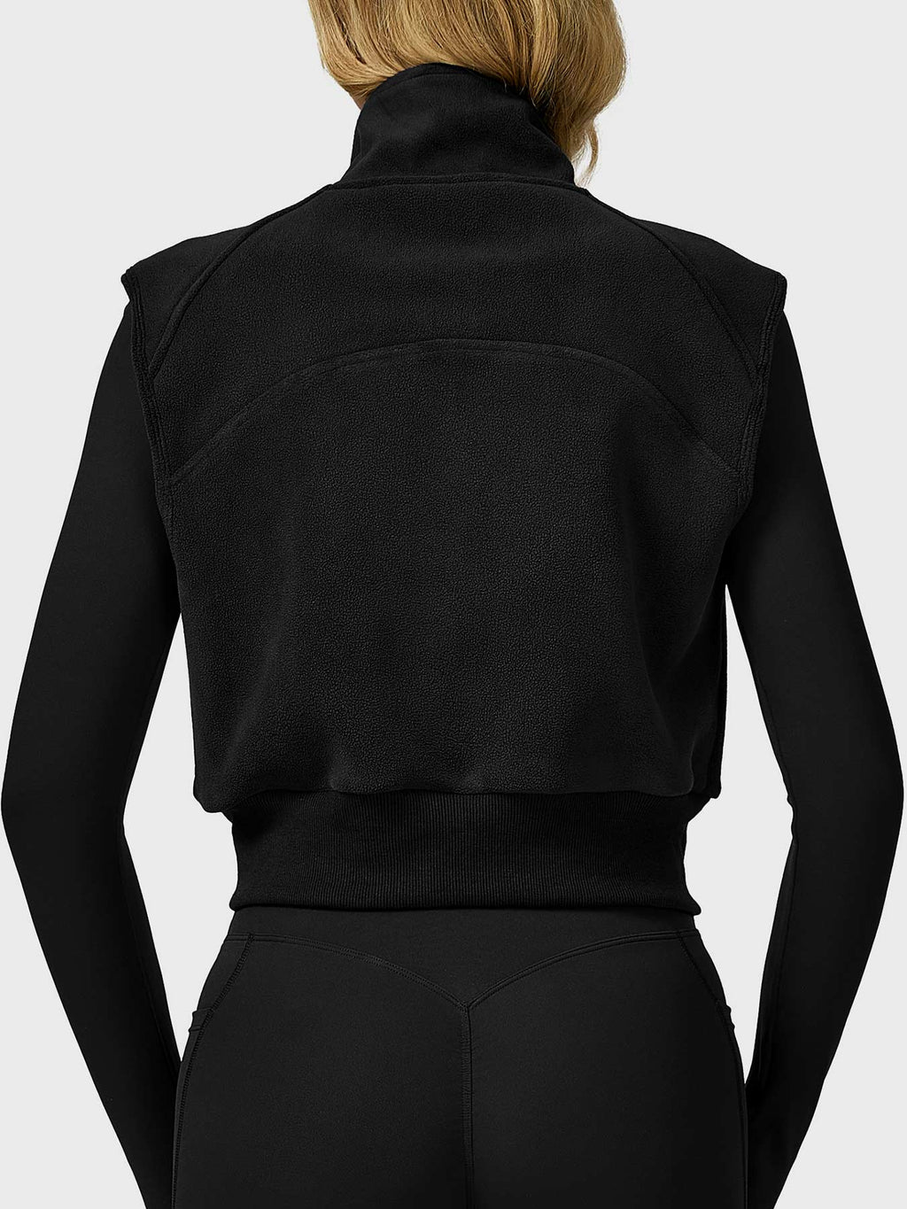 Eden Cropped Fleece Vest - AERLO