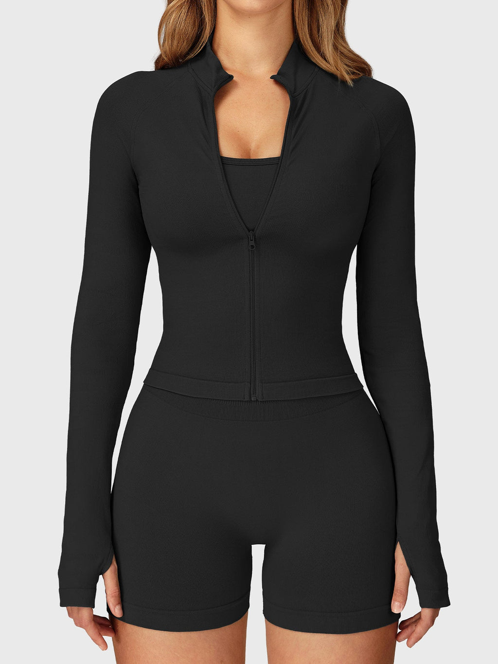 Alina Seamless Zip Up Jacket - AERLO