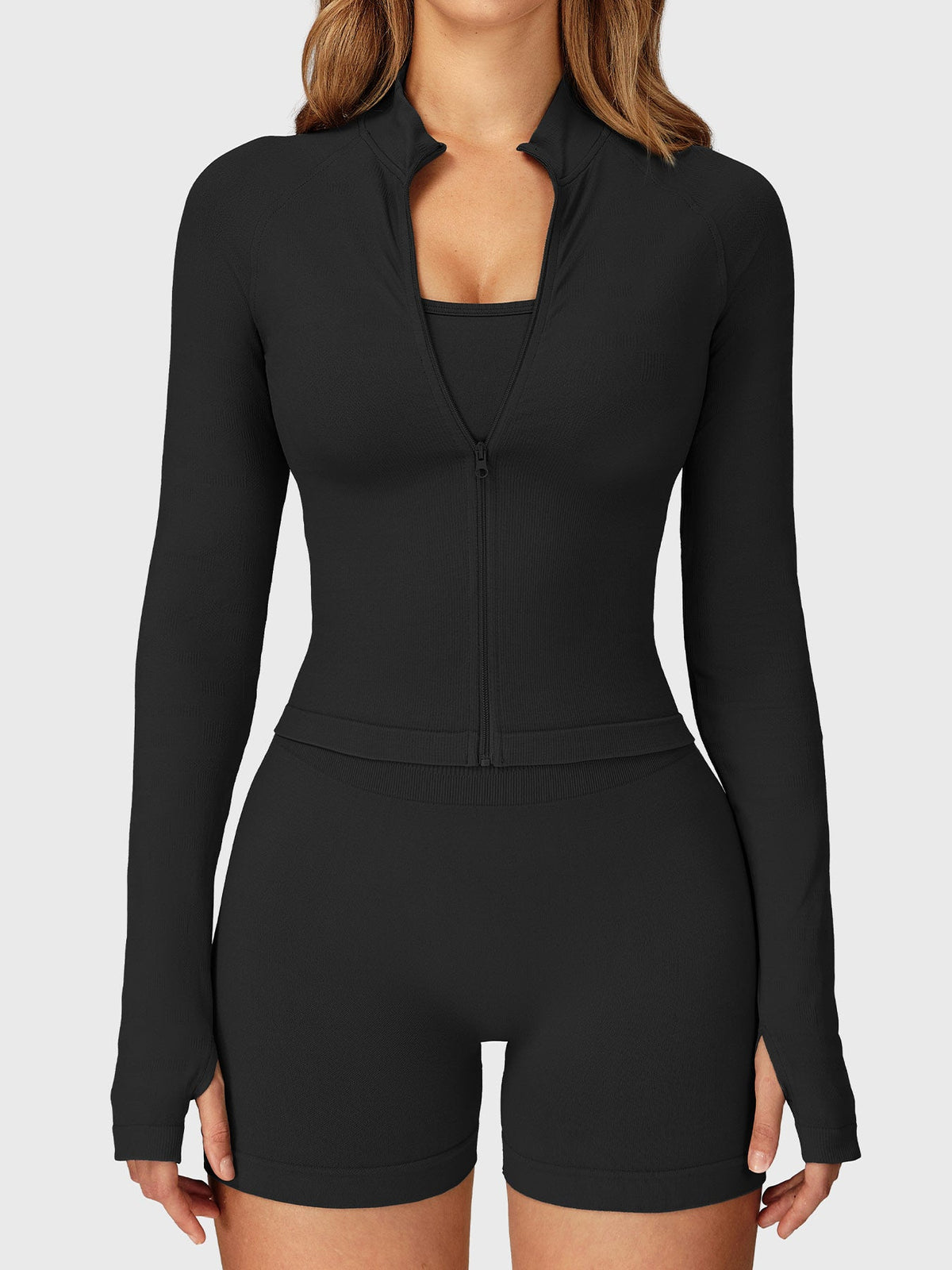 Alina Seamless Zip Up Jacket - AERLO