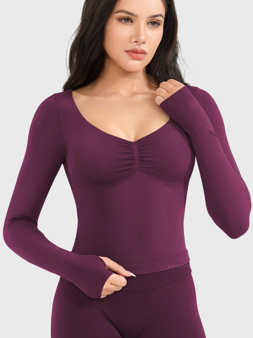 Haut manches longues Agniee sans coutures - AERLO