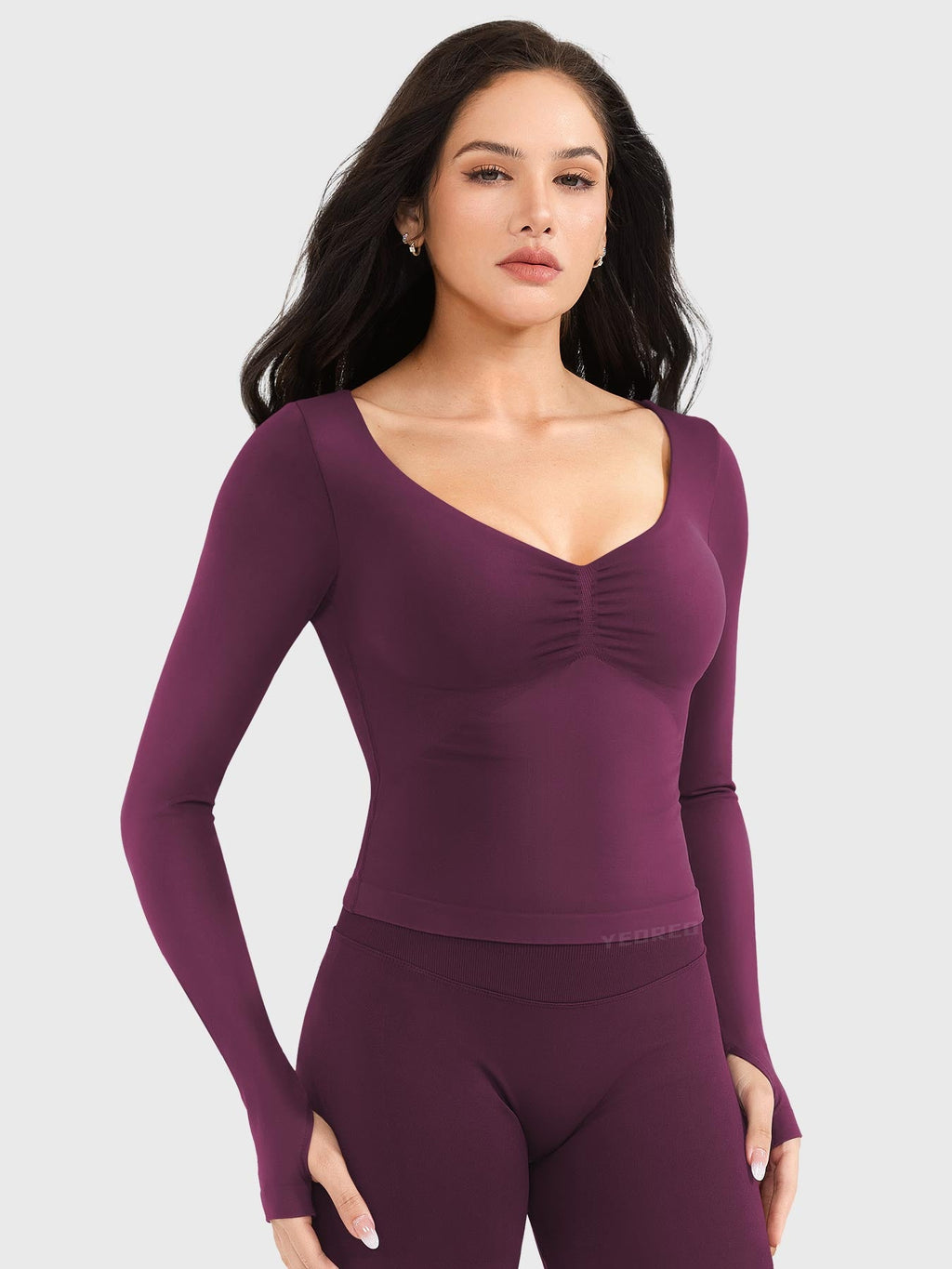 Haut manches longues Agniee sans coutures - AERLO