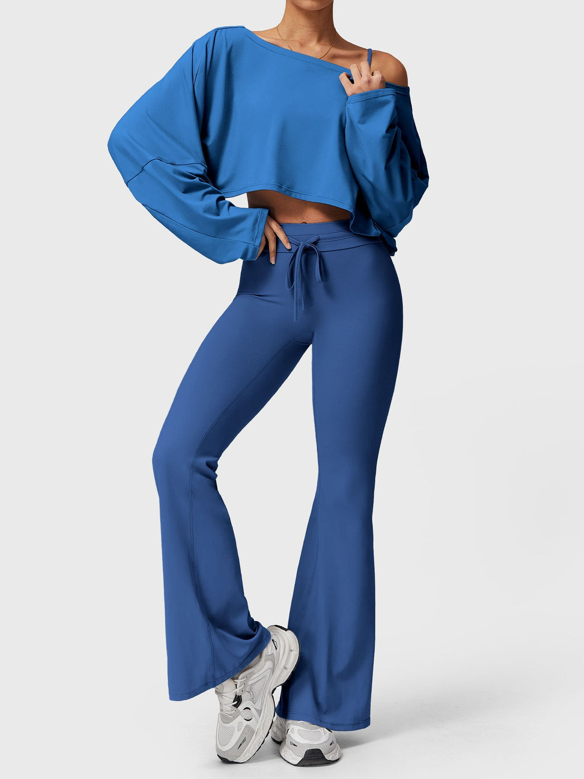 Haut manches longues Alison Off Shoulder Dolman - AERLO