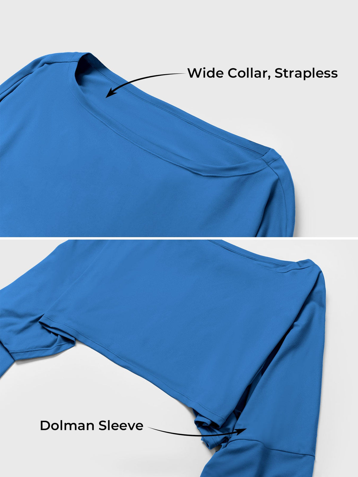 Haut manches longues Alison Off Shoulder Dolman - AERLO