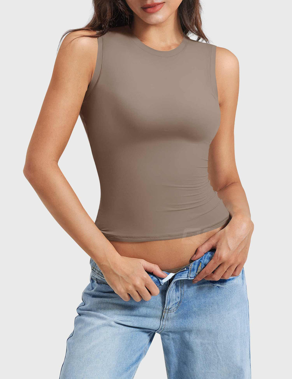 Sweeney Mock Neck Tank - AERLO