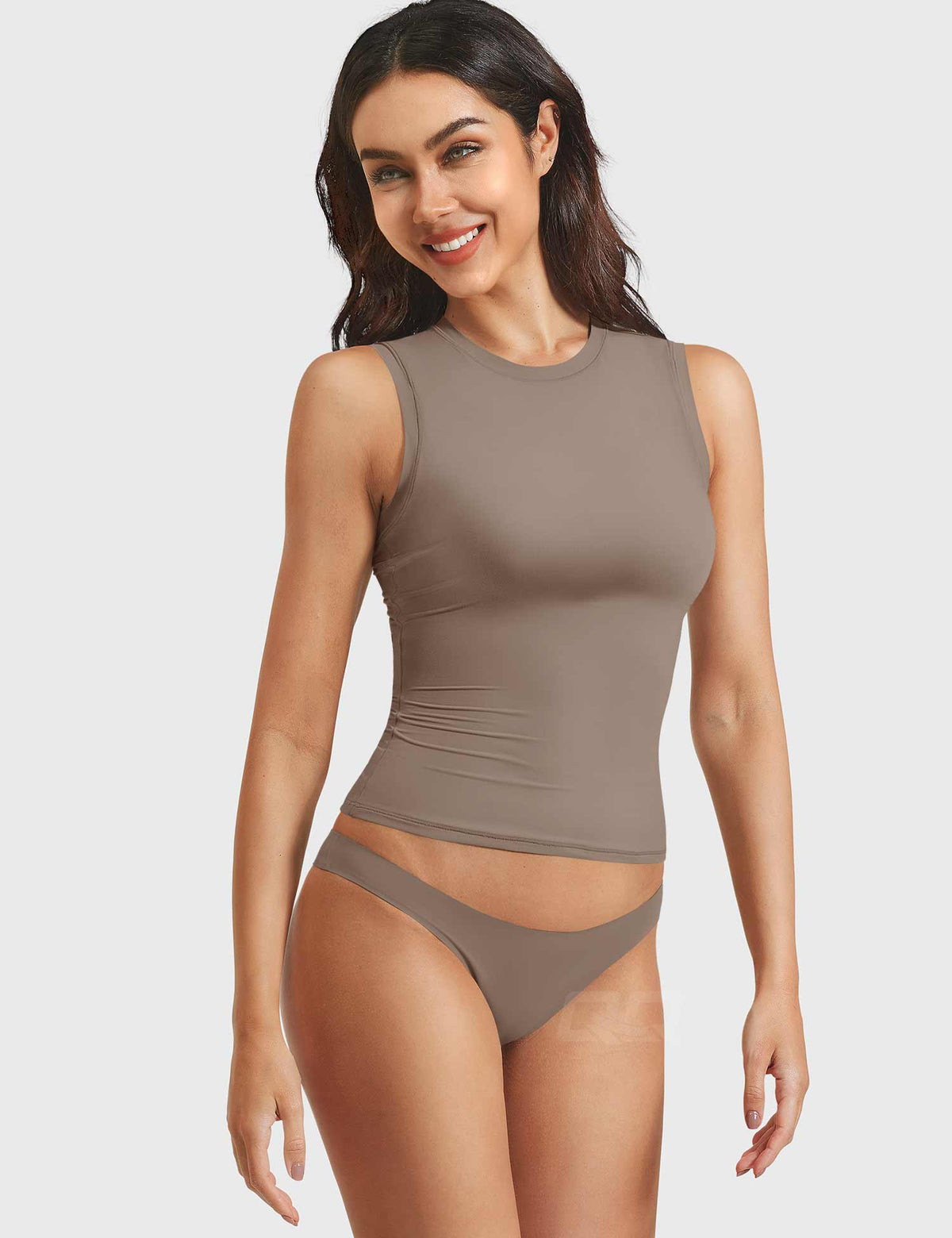 Sweeney Mock Neck Tank - AERLO