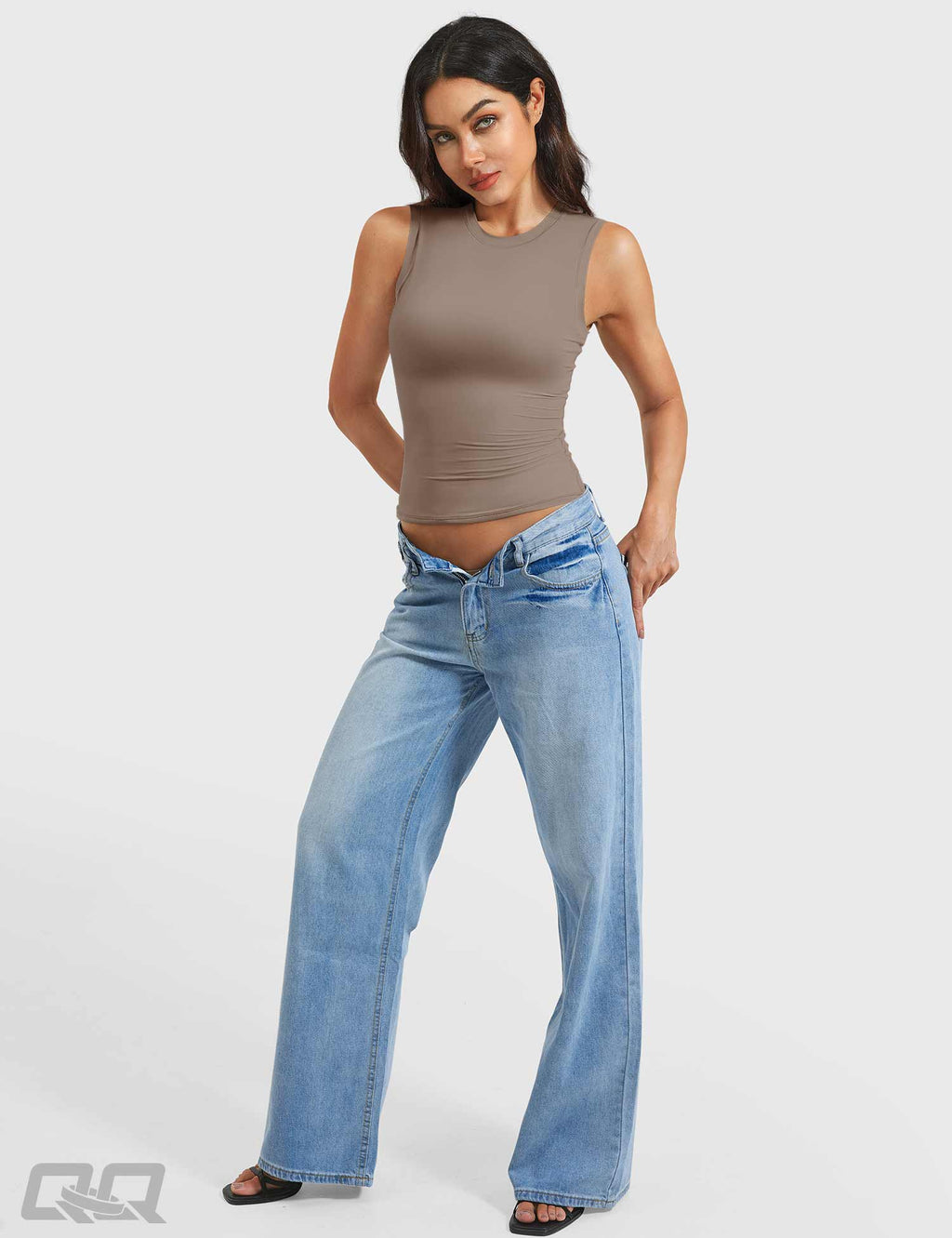 Sweeney Mock Neck Tank - AERLO