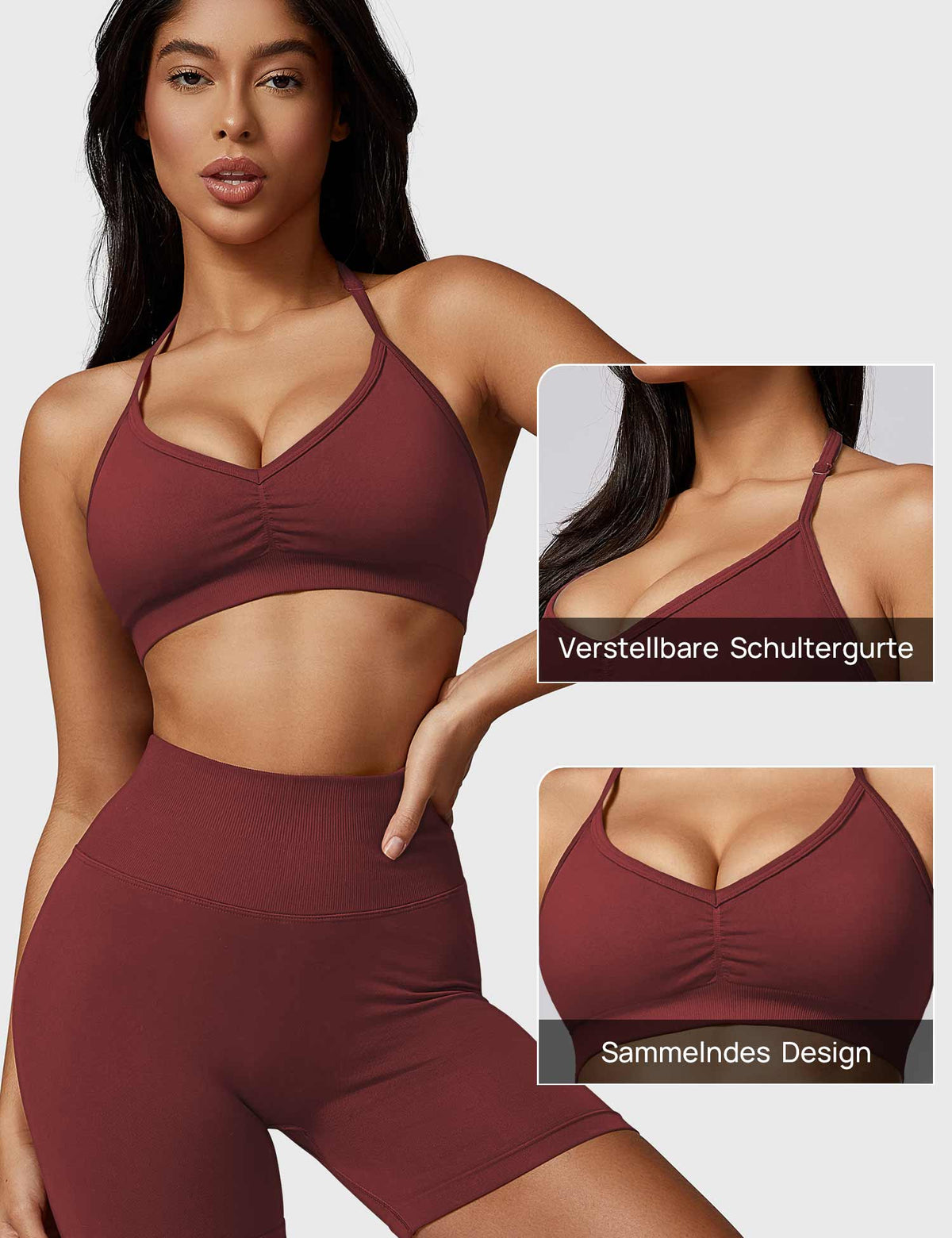 Brassière de sport Hedy Halter - AERLO