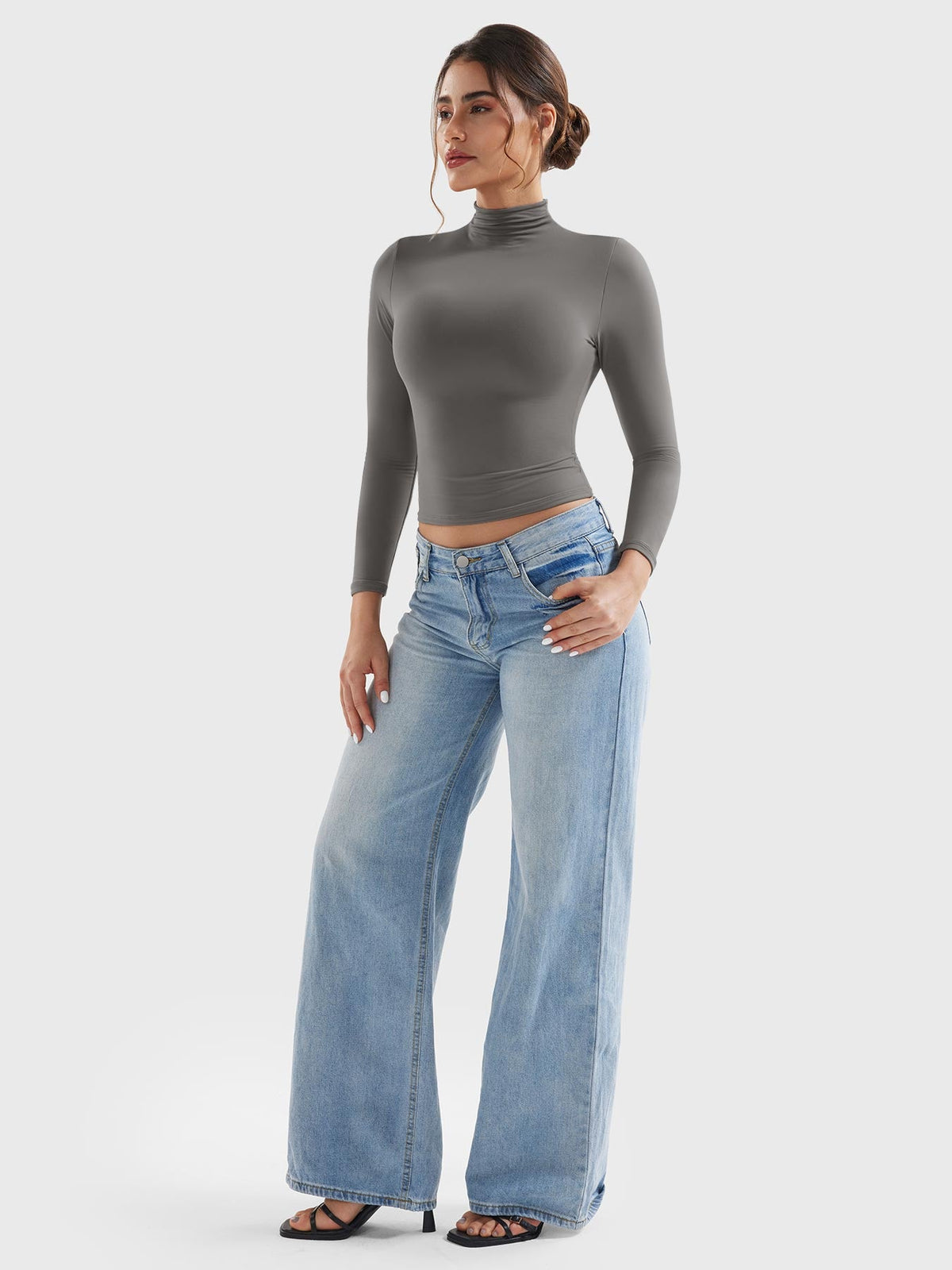 Haut manches longues Sariah Turtle Neck - AERLO