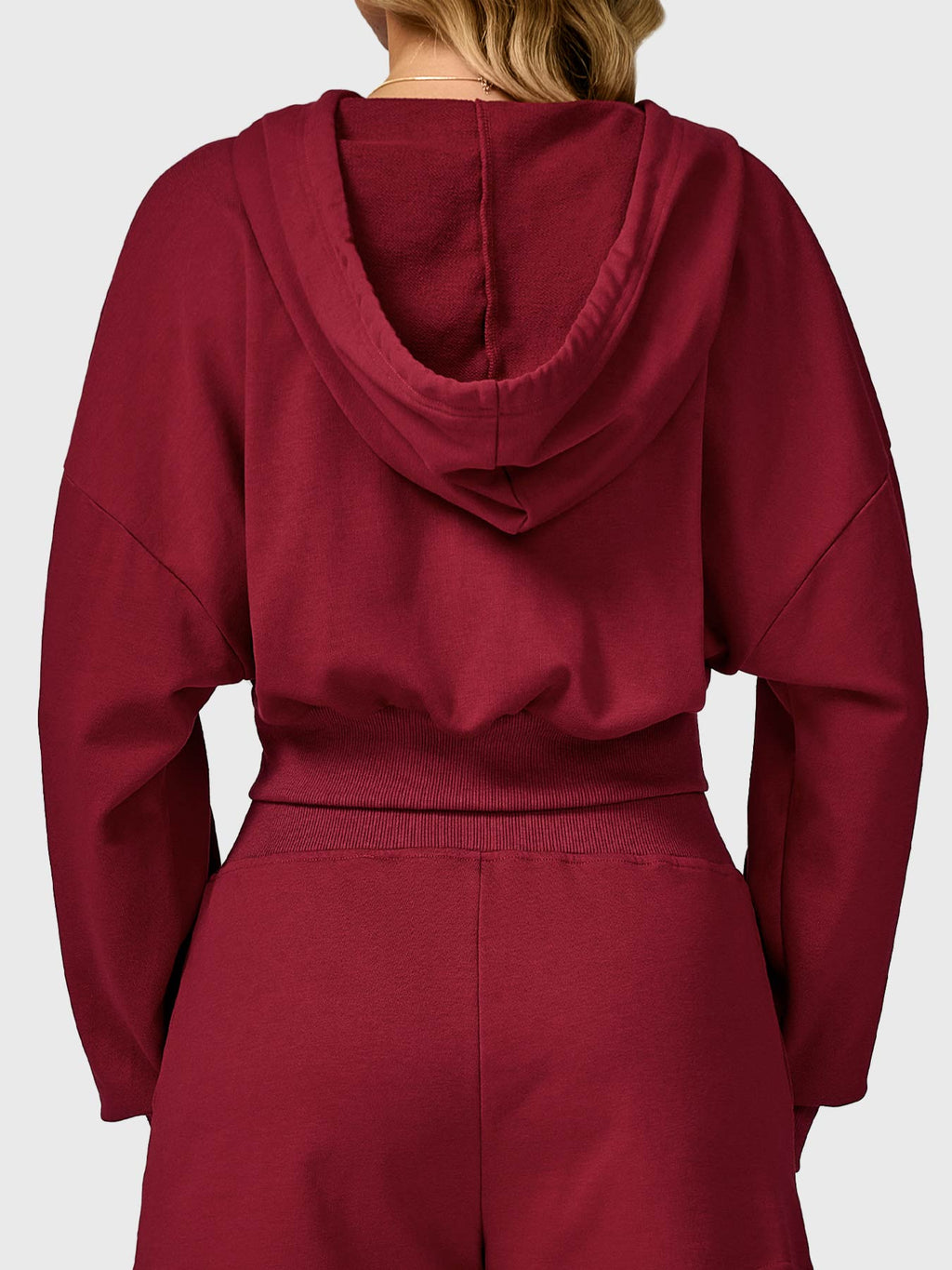 Sabrina Cropped Zip Hoodies - AERLO