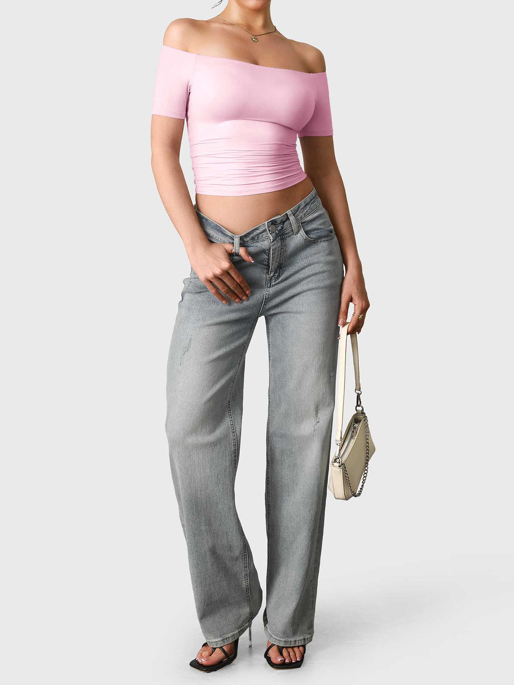 Haut manches courtes Luzlie Off Shoulder - AERLO