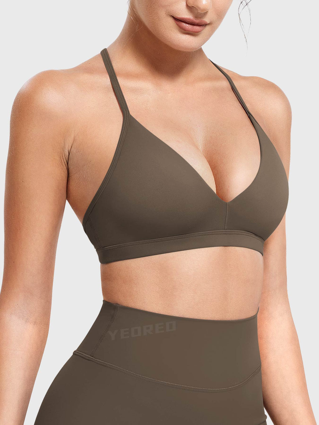 Brassière de sport Ericie V Neck - AERLO