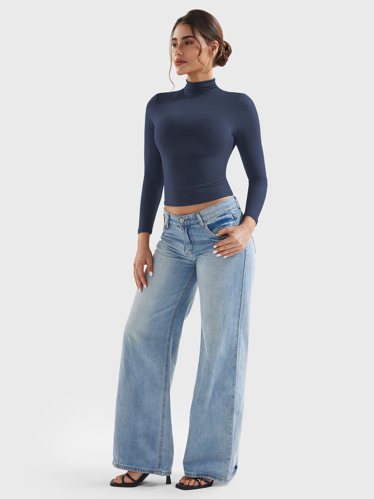 Haut manches longues Sariah Turtle Neck - AERLO