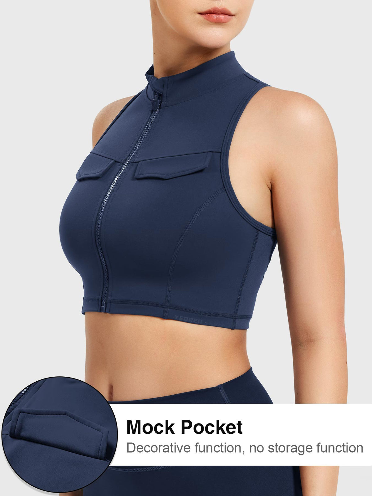 Chlonie CoreFlex Crop Tank - AERLO