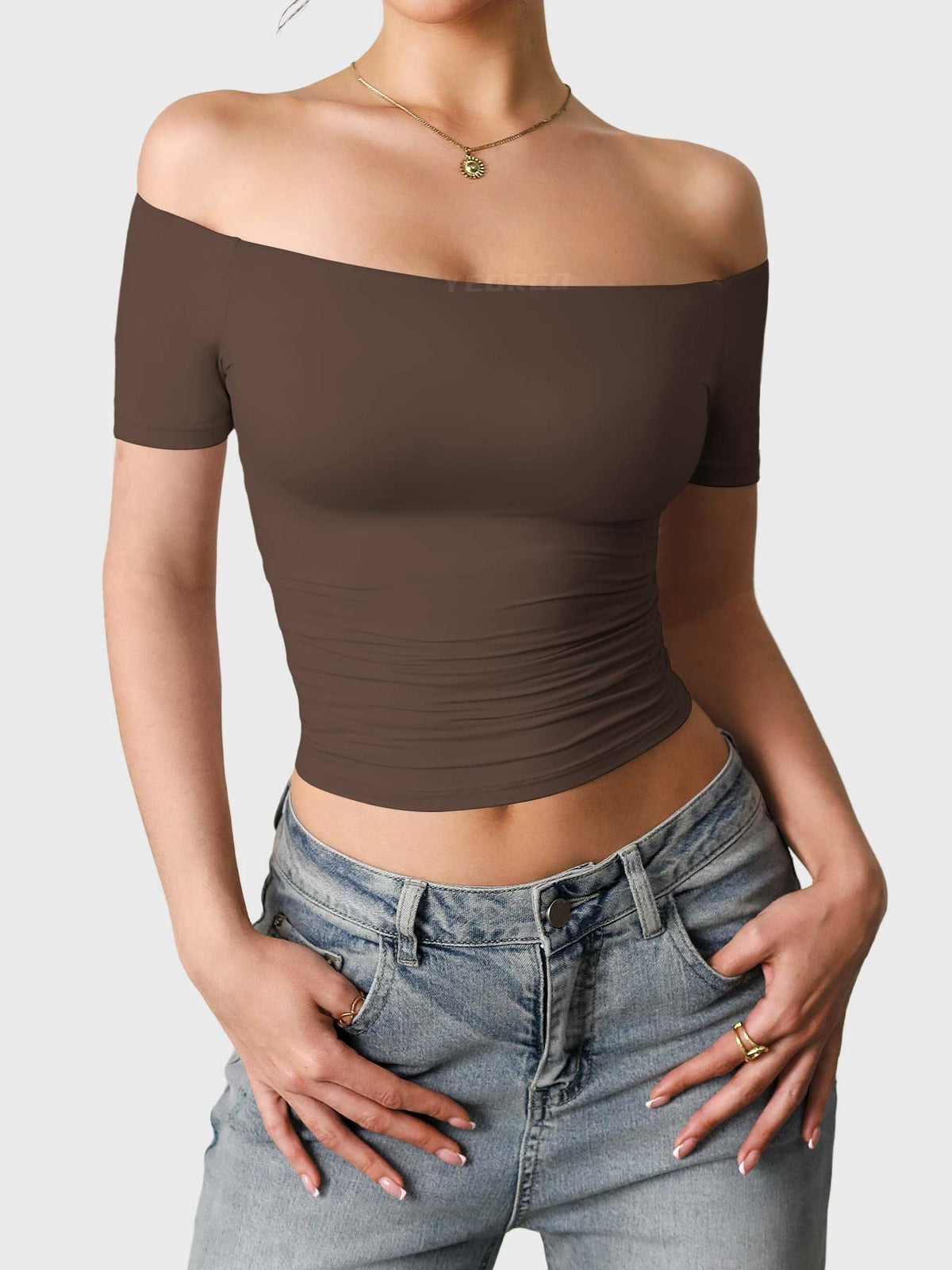 Haut manches courtes Luzlie Off Shoulder - AERLO