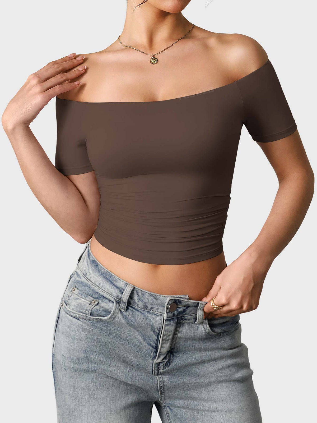 Haut manches courtes Luzlie Off Shoulder - AERLO