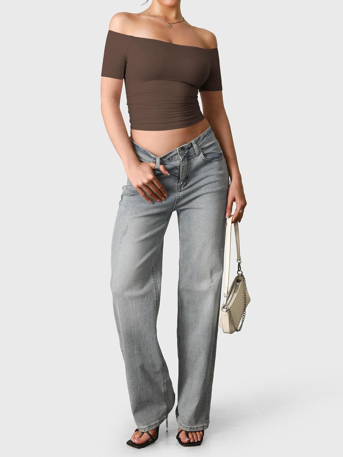 Haut manches courtes Luzlie Off Shoulder - AERLO