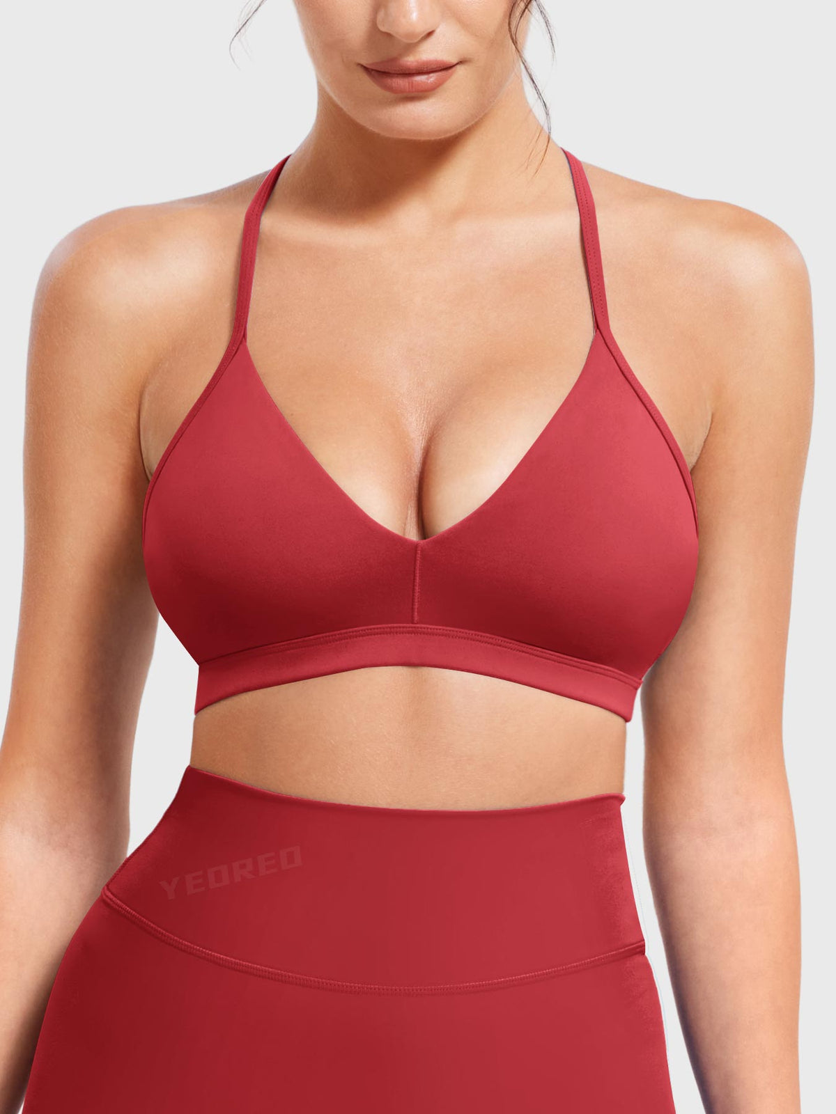 Brassière de sport Ericie V Neck - AERLO