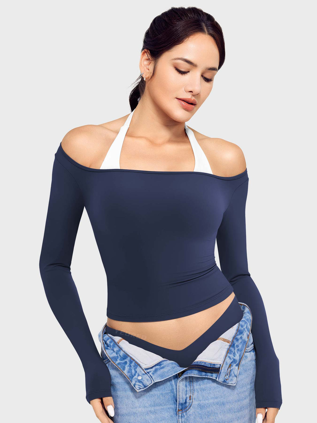 Haut manches longues Arleney Square Neck - AERLO