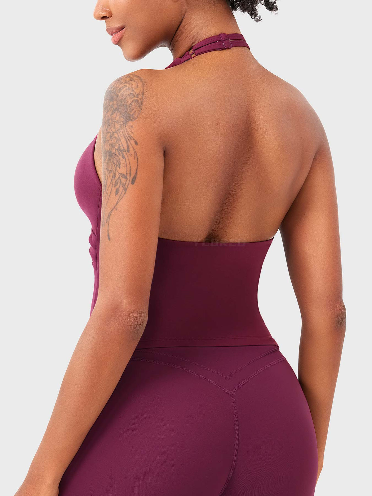 Elevine V Neck Halter Tank - AERLO