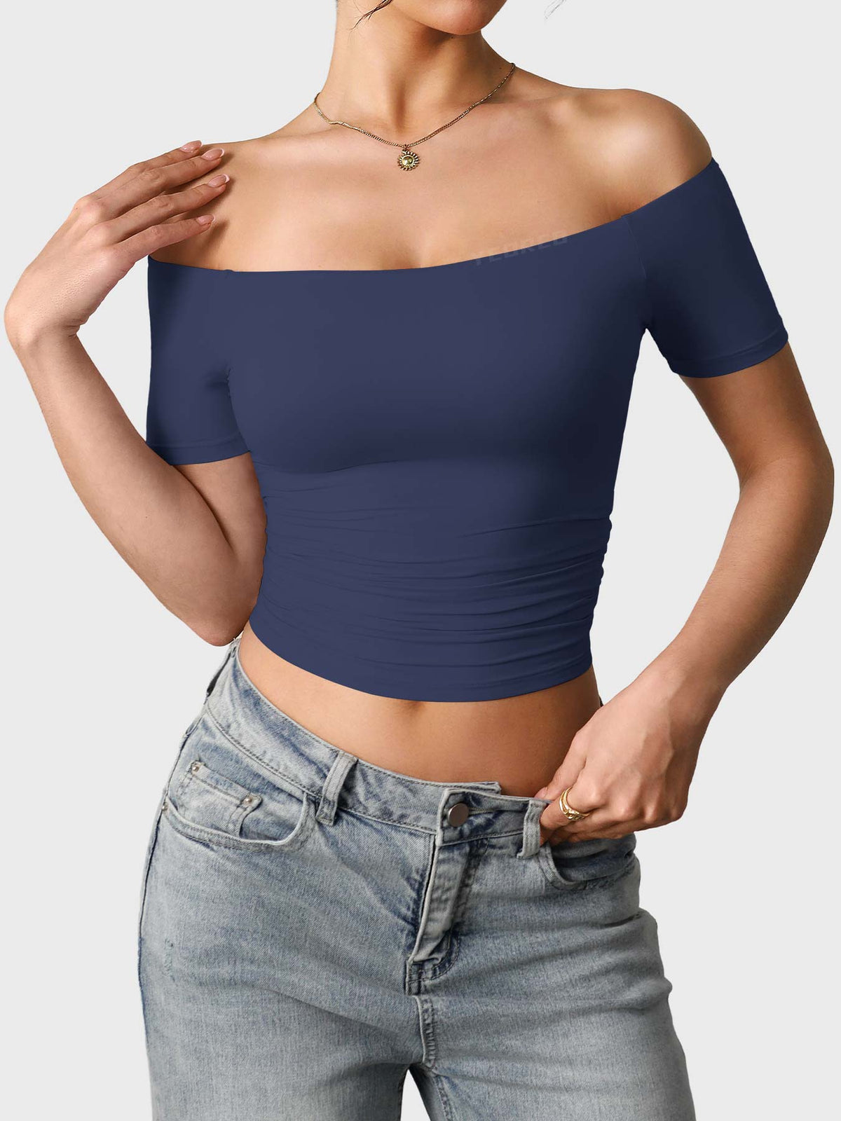 Haut manches courtes Luzlie Off Shoulder - AERLO