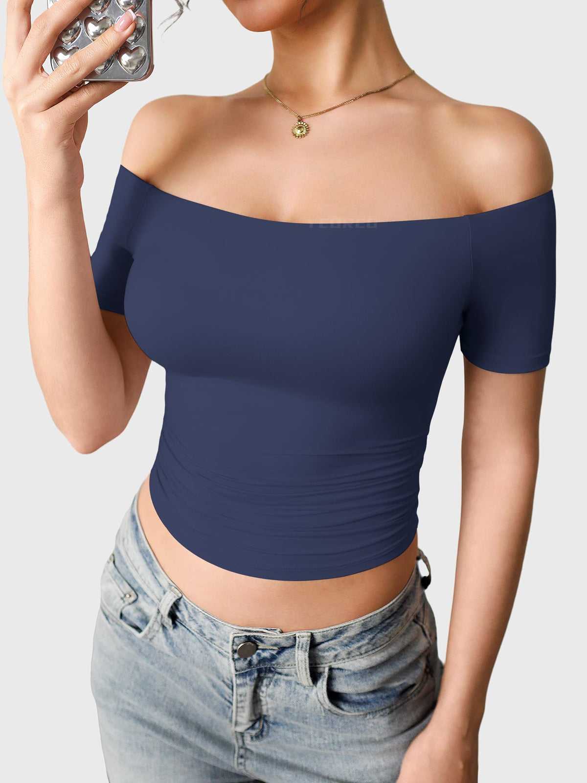 Haut manches courtes Luzlie Off Shoulder - AERLO