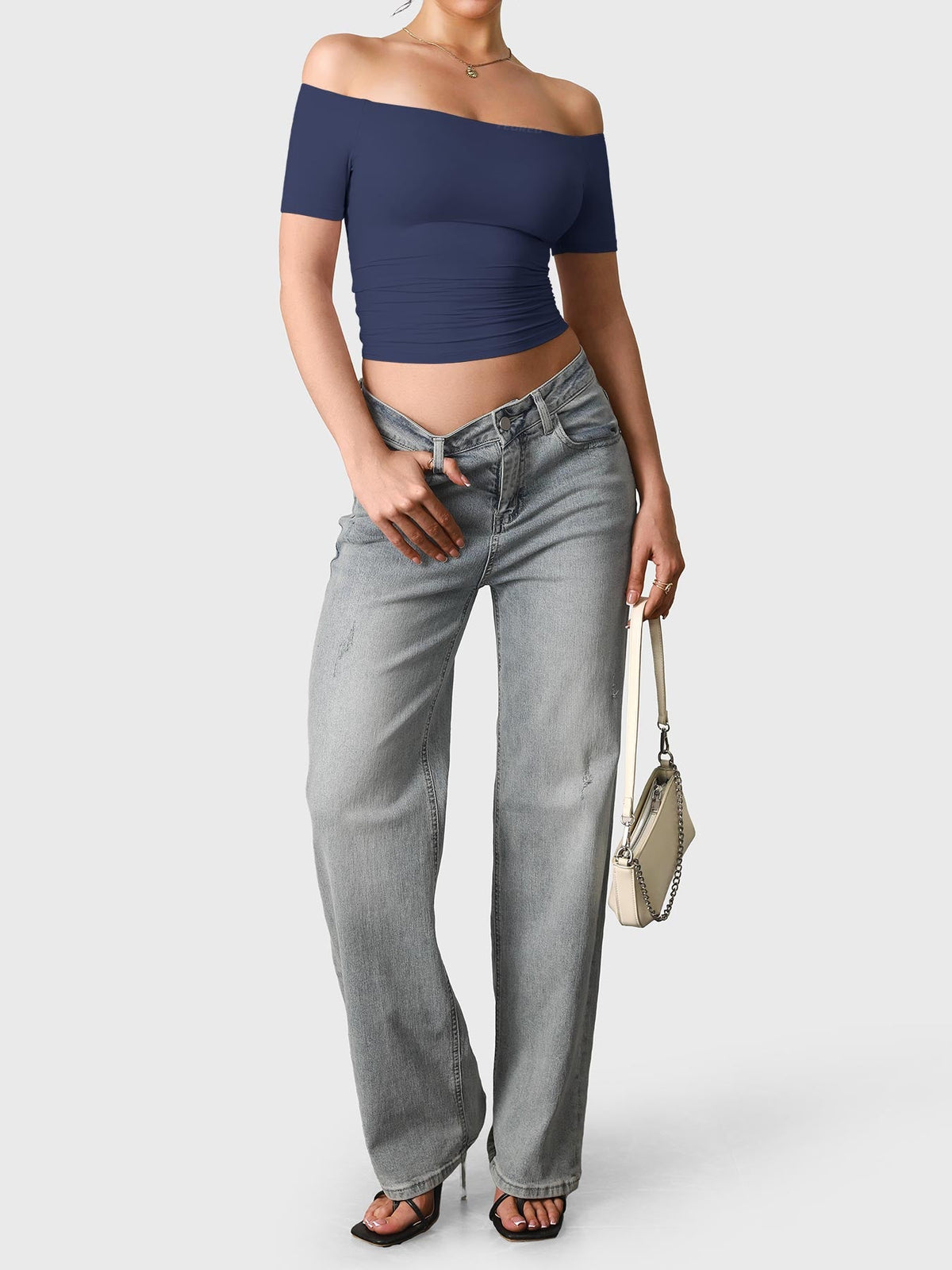 Haut manches courtes Luzlie Off Shoulder - AERLO