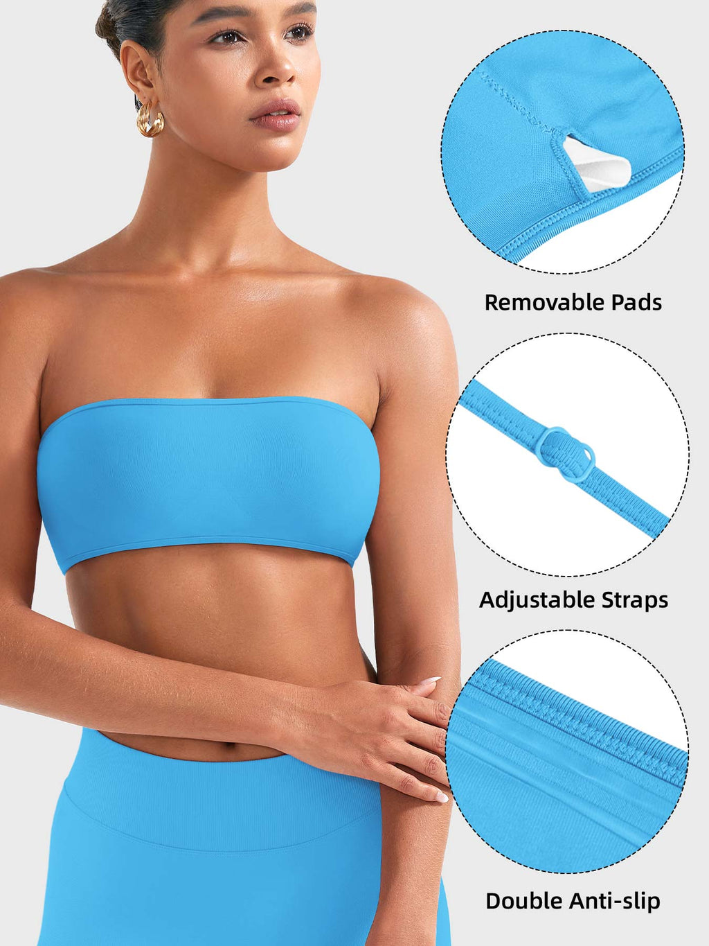 Brassière de sport Alvna SoftHue Bandeau - AERLO