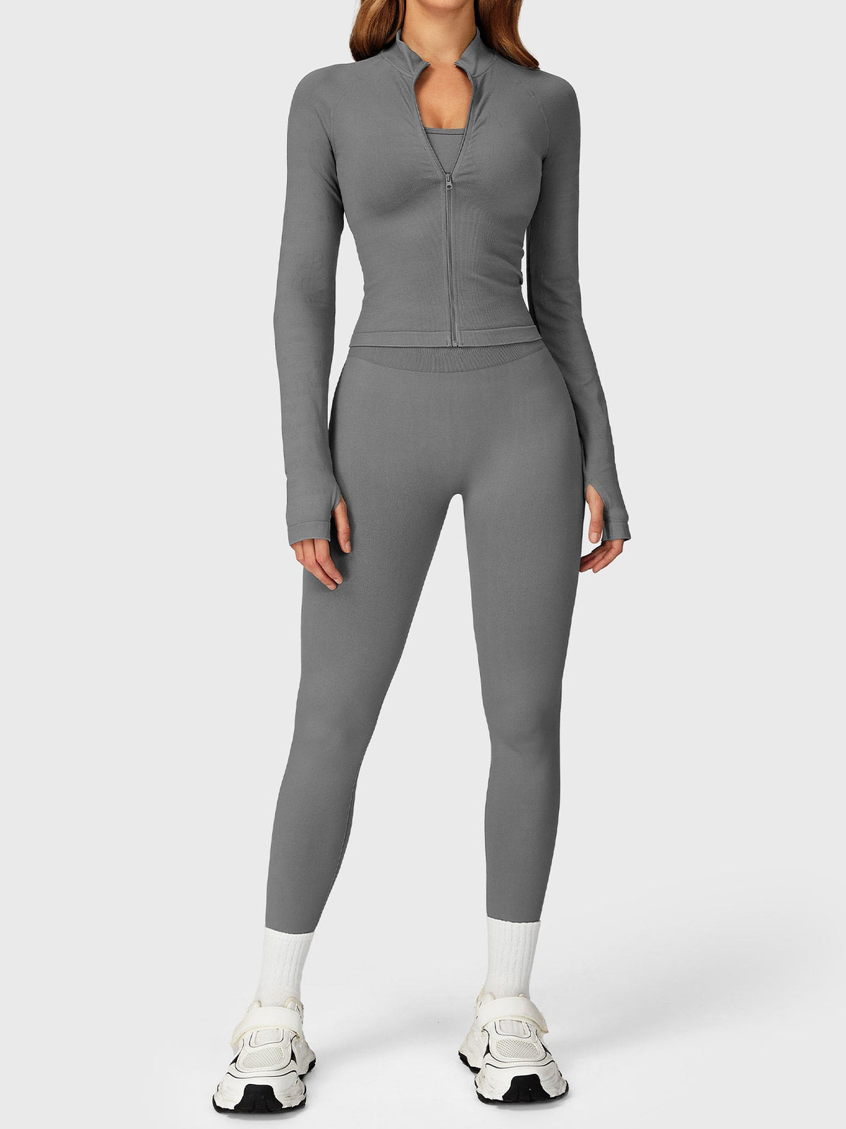 Alina Seamless Zip Up Jacket - AERLO